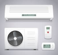 Air conditioner at AKR Furniture and Electronics