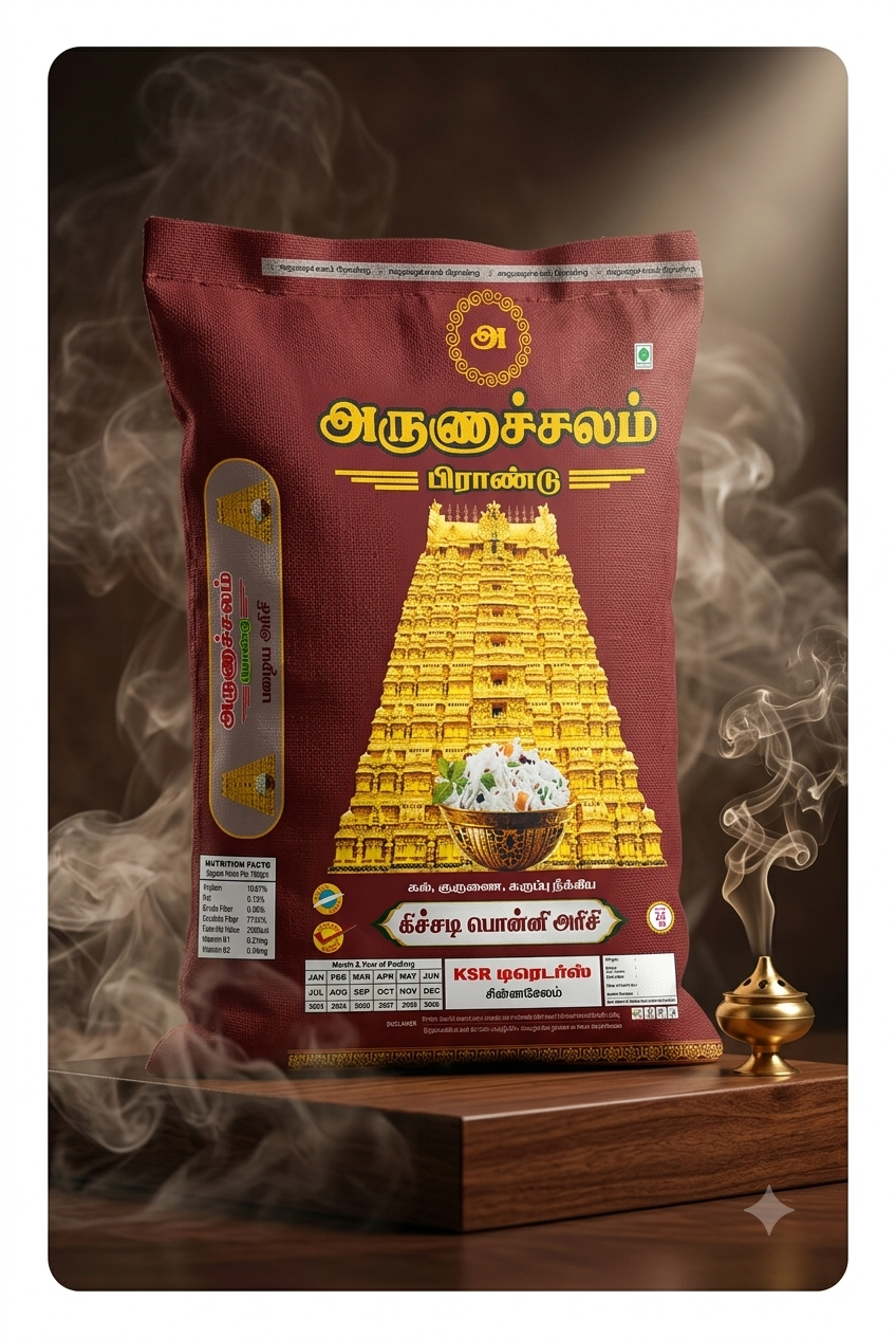 Arunachalam Brand Rice at KSR Traders Rice