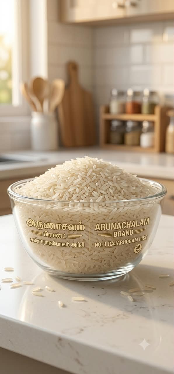 No. 1 Raajabhogam Rice - Arunachalam Brand