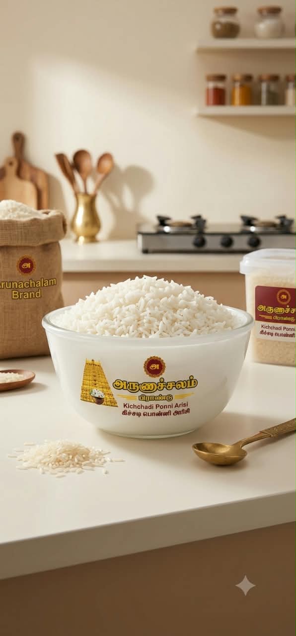 Kichchadi Ponni Rice - Arunachalam Brand