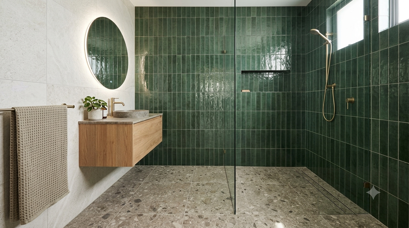 Bathroom tiles